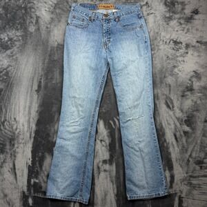 Mudd Jeans Womens Size 9 Blue Vintage Bootcut Mid Rise Denim Pants